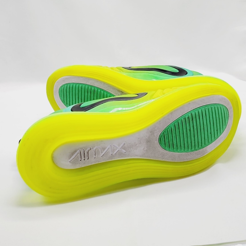 (Sold) Nike Air Max 720 volt green athletic sneakers size 10.5 - Picture 7 of 7